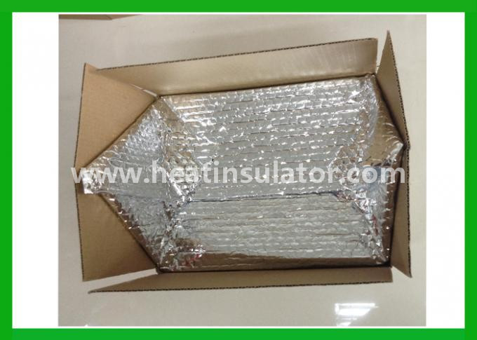 Insulated Foil Bubble Box Liners for cold shipping feature heat reflecting