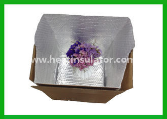 China ROHS / SGS MPET Bubble Foil Styrofoam Box Liners Maintain Temperature supplier