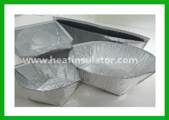 China Double Layer Bubble Foil Insulated Box Liners For Fruit / Juice / Ice / Meat Cooler supplier