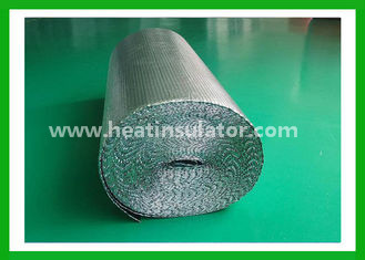 China PE Coating Silver Foil Bubble Wrap Insulation Attic Radiant Barrier Insulation supplier