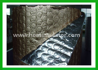 China Underground Pipe Silver Foil Insulation Roll Woven Fabric Copper Color supplier