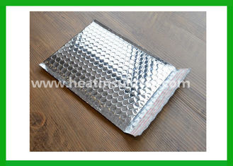 China Aluminum Foil Postal Packaging Silver Jiffy Insulated Mailers With Bubble Lining supplier