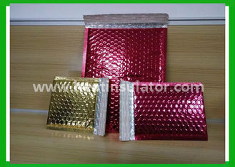 China Bespoke Shiny Printed Aluminum Foil Bubble Bags For Fragile Products supplier