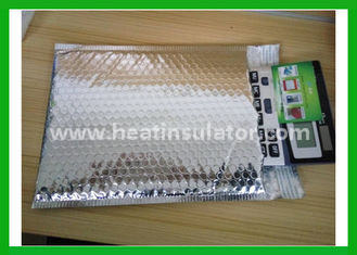China Moisture Shockproof Metallic Poly Foil Bubble Insulated Mailers For Shipping supplier