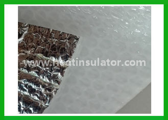 China White Poly Thermal Insulation Material With Metallized Foil Film , Sun Reflective Insulation wrap supplier