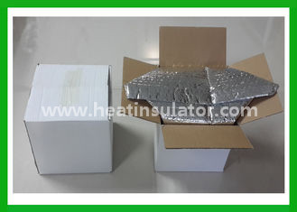 China Foil laminated Bubble Cushion Insulated Box Liners For Food Shipping supplier