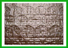 China Fireproof Woven Aluminum Fabric Bubble Wrap Insulation With Foil Backing factory