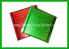 Flashy Red Moisture Metallic Bubble Insulated Mailers Packaging Tear Resistant