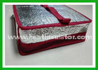 Cold Chain Silver EPE Foam Insulated Foil Bags Tempreture Keeping Insulated Box