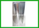 China Silver Fire Retardant Foil Faced Water Pipe Insulation Enviranmentally Friendly factory