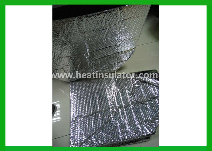 Self - Sealing Silver Metallic Bubble Insulated Foil Bags For Vegetable Shipping
