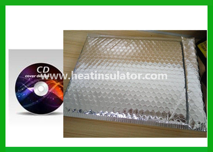 Moisture Shockproof Metallic Poly Foil Bubble Insulated Mailers For Shipping