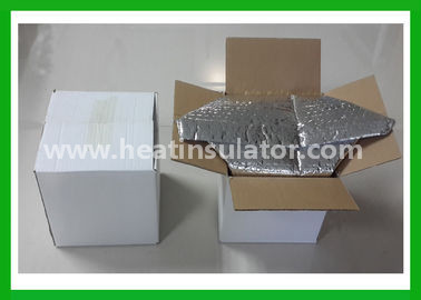 China Foil laminated Bubble Cushion Insulated Box Liners For Food Shipping distributor